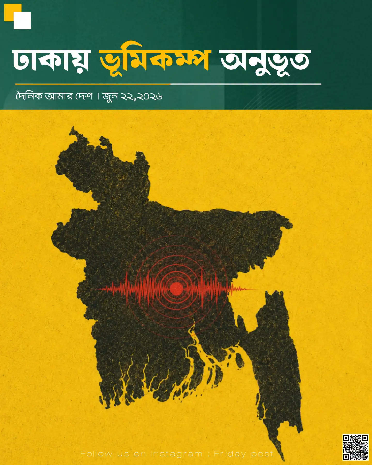 Earthquake Felt in Dhaka