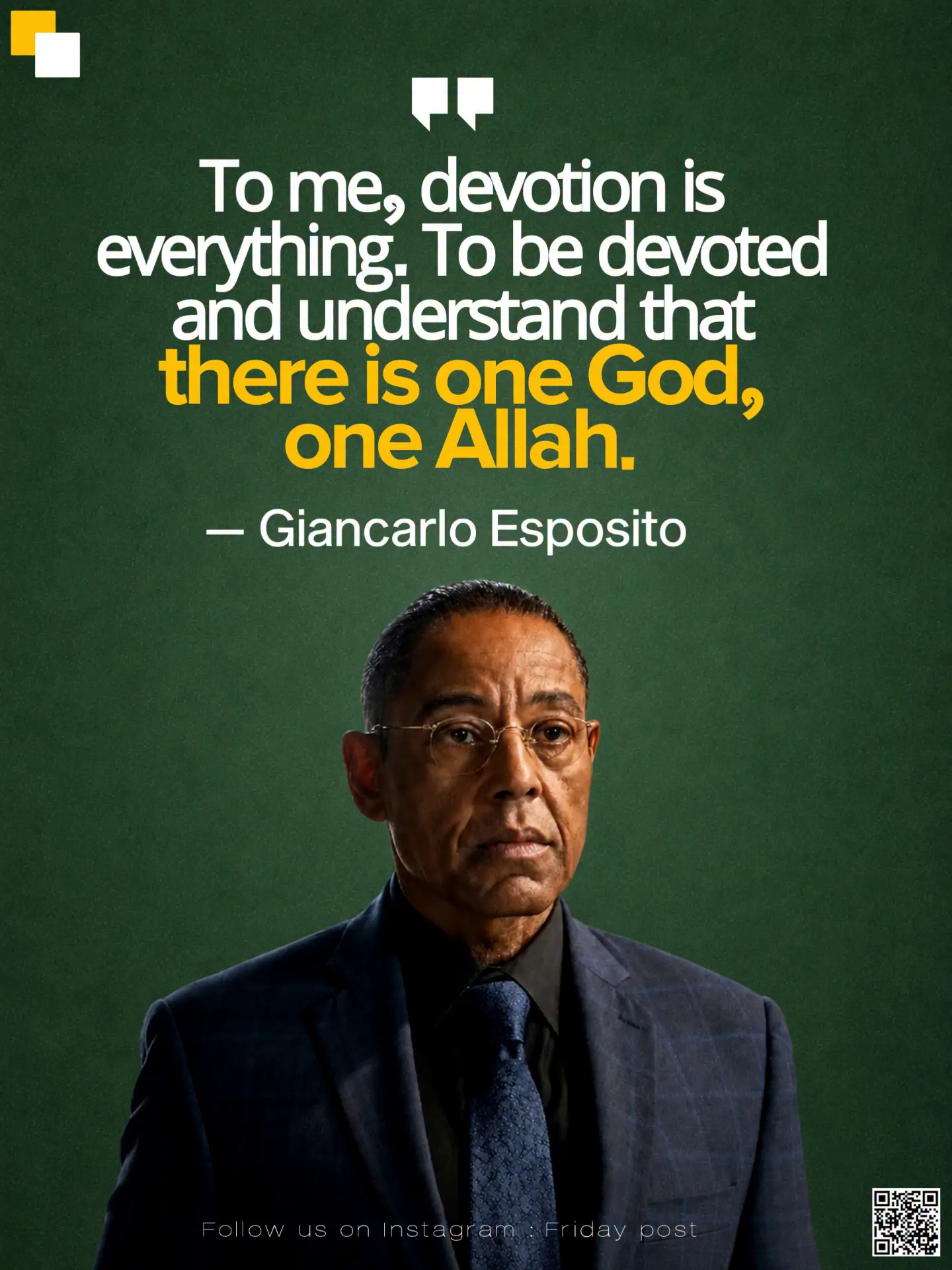 Giancarlo Esposito Embraces Islam: "There Is One God, One Allah"